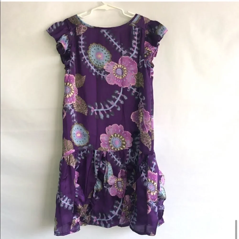 Gap Purple Floral Dress